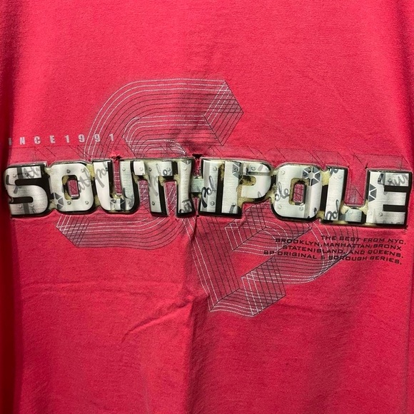 vintage 90s 2000s Southpole streetwear short sleeve crewneck casual T-shirt tee - Picture 2 of 8